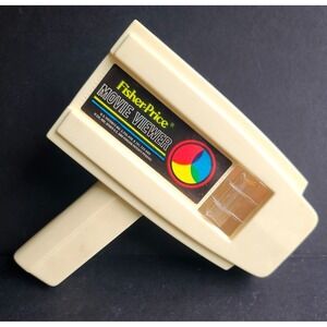 Vintage Fisher Price Movie Viewer + 1973 Disneys Lonesome Ghosts Cartridge